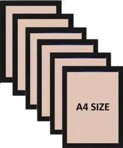 A4 Frame (Set of 6) – Lowest price Photo frame for personal use