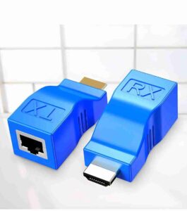 Hdmi Extender,Hdmi to Rj45 Network Cable Extender Converter Repeater Over Cat 5e / 6
